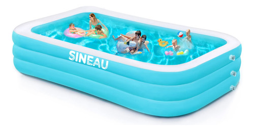 Piscina Familiar Inflable De Gran Tamaño Para Niños Y Adulto