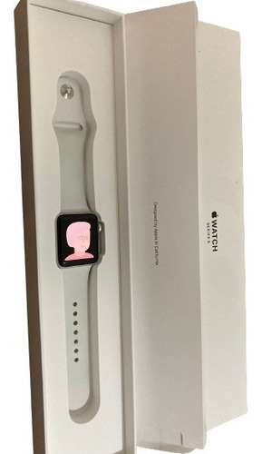 Apple Watch  Series 3 De 38 Mm - Correa Deportiva Blanco