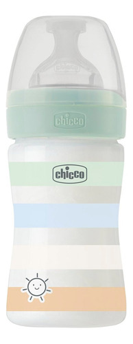 Mamadera Chicco Well-being Colors 150ml Anticolico 0m+ Color Verde