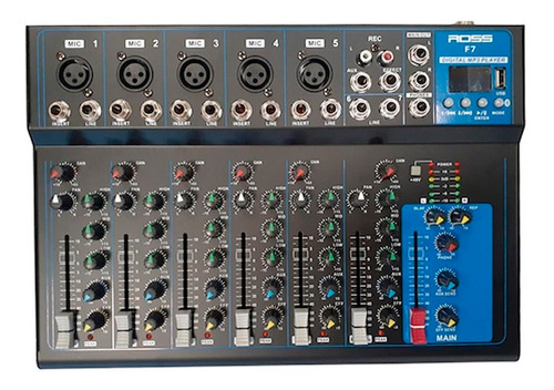 Ross F7 Mixer 8 Canales