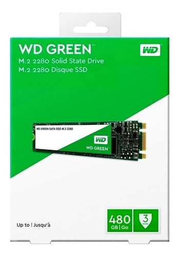 Disco Sólido Ssd M2 480gb Wd Green Wds480g2g0b