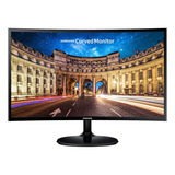 Monitor Gamer Curvo Samsung C24f390fh Led 24   Black High Glossy 100v/240v