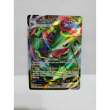 Tarjeta Carta Pokemon Go Pikachu Legendario Rayquaza Vmax