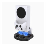 Soporte De Carga Vertical Xbox Series S, 3 Usb + Refrigerado