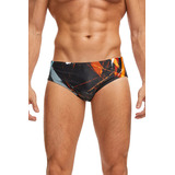 Gh Tie Dye Traje De Baño Elástico Sexy Para Hombre N