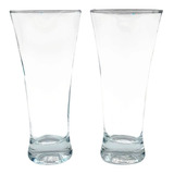 Vasos Garza De Vidrio Set 2 Pza 300ml 8x17cm