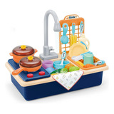 Cozinha De Brinquedo Infantil, Conjunto De Pia De Cozinha