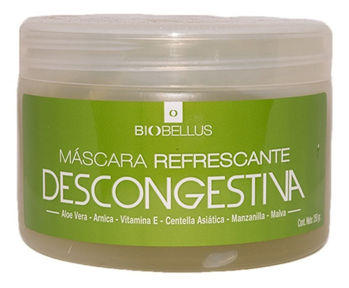Máscara Refrescante Y Descongestiva - Biobellus 250ml