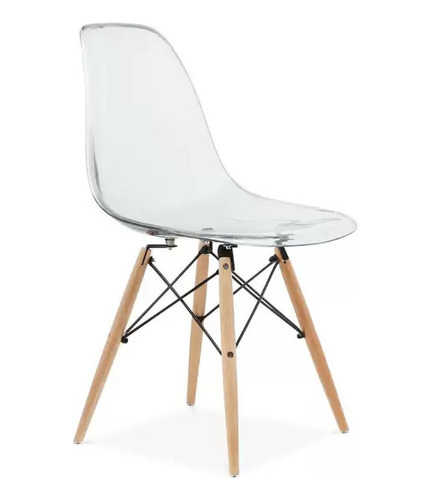 Cadeira Dar Eiffel Eames Transparente