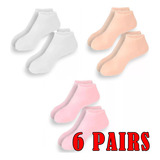 6 Pares De Calcetines Hidratantes De Silicona Con Gel Spa