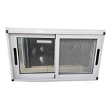 Ventana Corrediza Modena 120x50 Con Mosquitero Y Vidrio