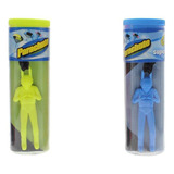 2x Mini Paracaídas Paracaidista Juguete Loot / Filler, Azul