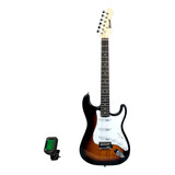 Guitarra Winner Wgs Sb Com Afinador Oferta