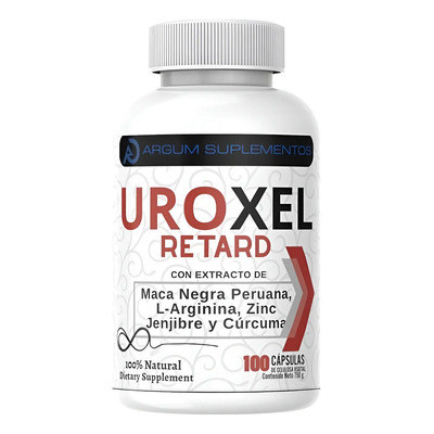 Suplemento Próstata Uroxel Retard 100 Cápsulas Maca Negra Peruana Argum | Envío gratis
