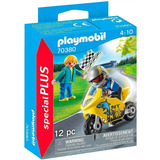 Playmobil Special Plus 70380 Chicos Con Moto De Carrera