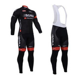 Conjunto De Ciclismo Uniforme Manga Larga Rutamtb Bora Argon