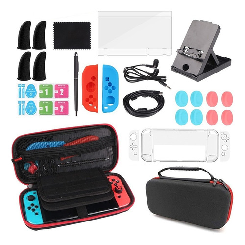 Kit De Estuche Y Accesorios Para Ns Nintendo Switch 25 En 1