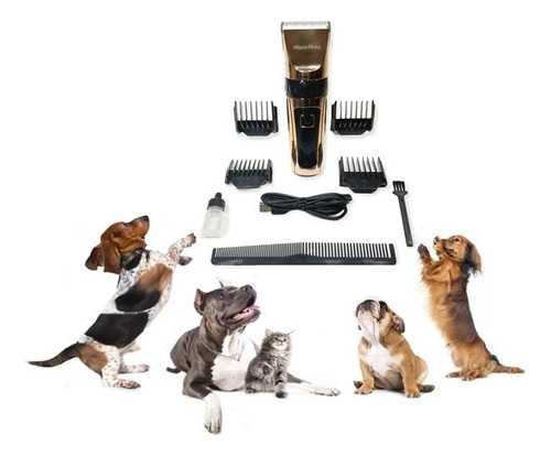 Máquina Afeitar Cortapelo Perro Mascotas 