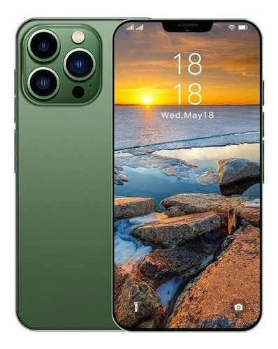 Telefone Barato Android I13 Pro Max 6.1 Verde