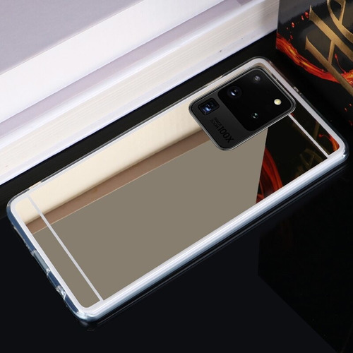 Funda De Teléfono De Color Sólido Espejo Para Samsung S21 Ul