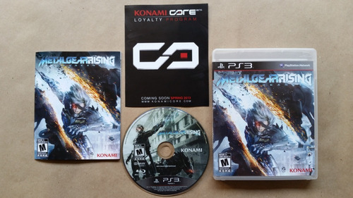 Metal Gear Rising Revengeance Ps3 Playstation 3 Midia Fisica