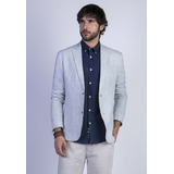 Blazer Lino Striped Azul Ferouch Ss24