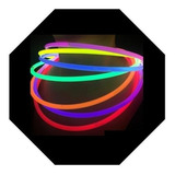 Collar Quimico Bicolor Neon Glow X25u - Fiesta - Luminoso