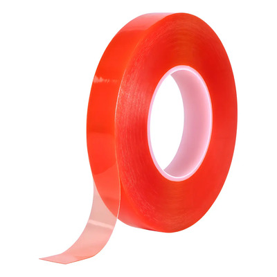 Cinta Doble Cara Poliester Alto Desempeño 24mm X 50mts color rojo Grupo Quantum | Envío gratis