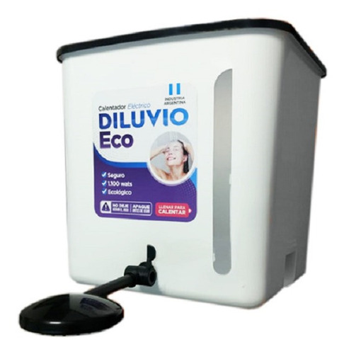 Ducha Electrica Calefon Diluvio Eco Plástico Pvc