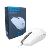 Mouse Gamer Logitech G Series Lightsync G203 Blanco
