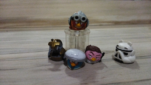 Angry Birds Star Wars Telepods Droideka, Azulito, Padmé 2012