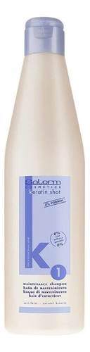 Salerm Keratin Shot Shampo Para Cabello Con Frizz O Keratina