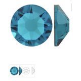 1,400 Piedras Cristal Swarovski Original Ss16 Blue Zircon