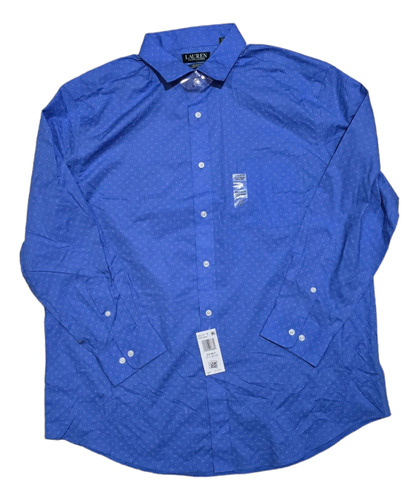 Camisa Ralph Lauren Xgrande 17 1/2 32-33 Regular Fit Azul