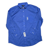 Camisa Ralph Lauren Xgrande 17 1/2 32-33 Regular Fit Azul