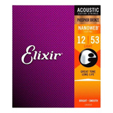 Cuerdas Elixir De Acero 12-53 Para Guitarra Acustica 16052