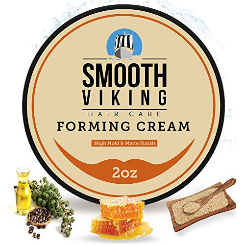 Smooth Viking - Crema Para El Cabello Para Hombres, Aspecto