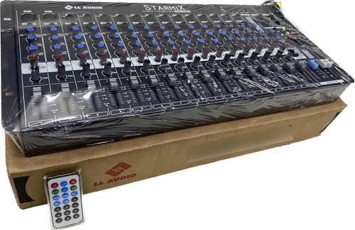 Mesa Som 16 Canais S1602r Ll Audio Console Novo Bluetooth