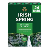 Jabón Desodorante Para Hombre Irish Spring 24 Unid (3.7 Oz)