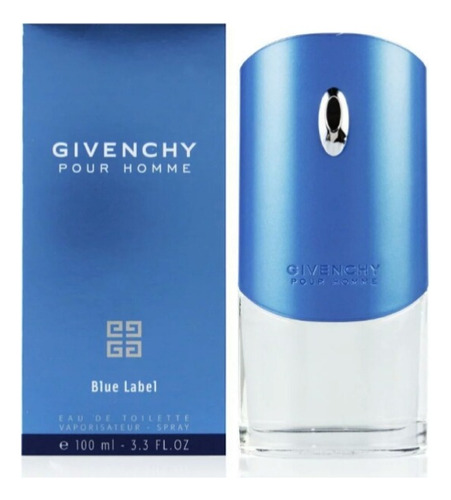 Givenchy Blue Label Para Hombre  100ml Eau De Toilette 