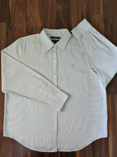 Camisa Social Feminina Ralph Lauren Gg Original Importada