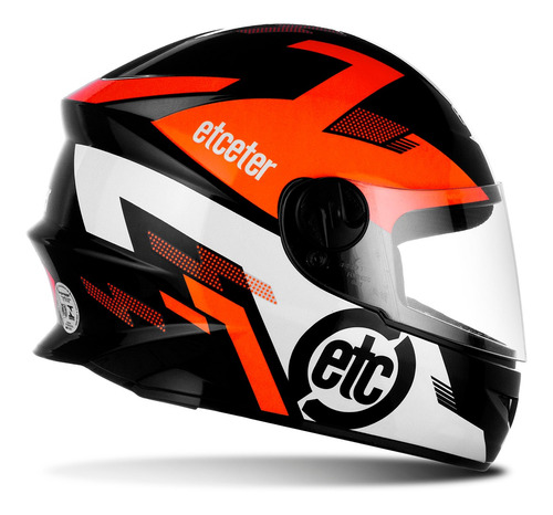 Capacete Infantil Fechado Moto Etceter 4 5 6 7 8 9 11 Anos  