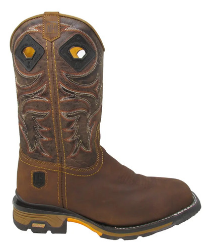 Nokota Horse Bota Piel Crazy De Trabajo Con Casco Clarck | Envío gratis