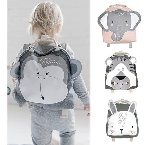 Morral Escolar Balso Linda Serie Animal Niño Niña Pequeña