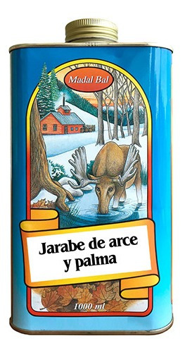 Jarabe De Arce Y Palma 1000 Ml Madal Bal