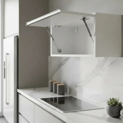 Mueble Cocina Organizador Alacena 80 Cm Horizontal Piston A Gas Armario Modular Suspendido Elevable Batiente Minimalista Moderno Practico Funcional Espacio Guardado Alto Pared | Envío gratis