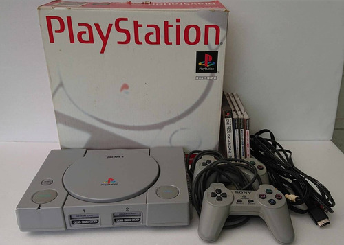 Sony Playstation 1 Fat Standard Cor Cinza - Modelo Scph 5500 Japonês