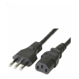 Tripack Cable Fuente De Poder 1,5 Mts  Múltiples Uso C13 