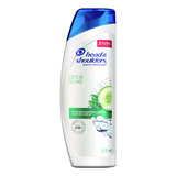 Shampoo Head & Shoulders Detox Da Raiz En Garrafa De 375ml