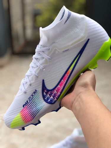 Botines De Fútbol Mercurial Vapor Zoom Talle 9.5 Us Blanco